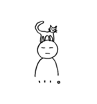 猫と2頭身。（個別スタンプ：6）