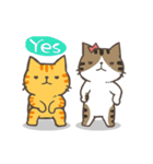 The four talking cats (word)（個別スタンプ：3）