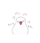 白文鳥のにちじょう（個別スタンプ：3）