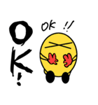 YELLOW HAPPY MAN（個別スタンプ：9）