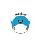 The cute little DDDD penguin（個別スタンプ：8）