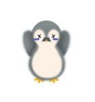 Penguin has Mustache（個別スタンプ：26）