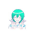 みどりな男の子（個別スタンプ：7）