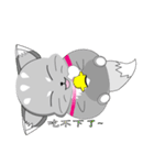 Snow fox baby（個別スタンプ：3）