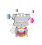Snow fox baby（個別スタンプ：4）