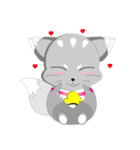 Snow fox baby（個別スタンプ：7）