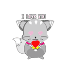 Snow fox baby（個別スタンプ：14）