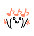 手描き顔文字スタンプ（個別スタンプ：32）