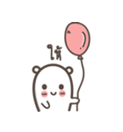 Cute Bear [Thai]（個別スタンプ：17）