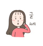 Taiwan Girl Say Korea Language4（個別スタンプ：28）