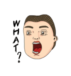 flat eyebrow family（個別スタンプ：1）
