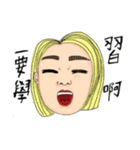 flat eyebrow family（個別スタンプ：16）