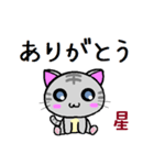 星 ねこ（個別スタンプ：17）