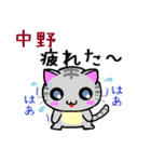 中野ねこ（個別スタンプ：8）