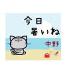 中野ねこ（個別スタンプ：14）