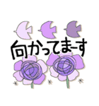 ＊よく使う日常会話に花をそえて＊（個別スタンプ：28）