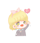 Cho ＆ Mi Cutie Couple（個別スタンプ：4）