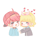 Cho ＆ Mi Cutie Couple（個別スタンプ：7）