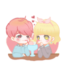 Cho ＆ Mi Cutie Couple（個別スタンプ：8）