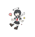 制服天使つばさちゃん（個別スタンプ：4）