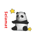 (In Indonesian) CG Panda baby (1)（個別スタンプ：3）