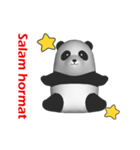 (In Indonesian) CG Panda baby (1)（個別スタンプ：16）