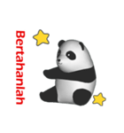 (In Indonesian) CG Panda baby (2)（個別スタンプ：7）