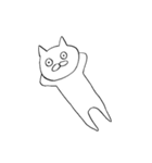 ねこのしろさん（個別スタンプ：14）