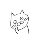 ねこのしろさん（個別スタンプ：18）