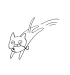 ねこのしろさん（個別スタンプ：38）