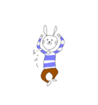 シュールうさぎ（個別スタンプ：1）