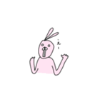 シュールうさぎ（個別スタンプ：4）