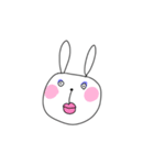 シュールうさぎ（個別スタンプ：8）
