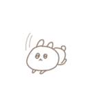 強く生きてる白うさぎ（個別スタンプ：9）