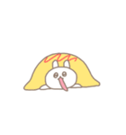 強く生きてる白うさぎ（個別スタンプ：12）
