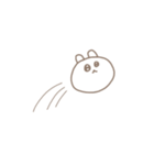 強く生きてる白うさぎ（個別スタンプ：15）