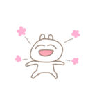 強く生きてる白うさぎ（個別スタンプ：16）