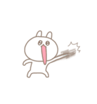 強く生きてる白うさぎ（個別スタンプ：17）