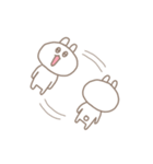 強く生きてる白うさぎ（個別スタンプ：18）
