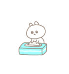 強く生きてる白うさぎ（個別スタンプ：21）