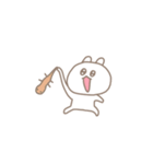 強く生きてる白うさぎ（個別スタンプ：24）