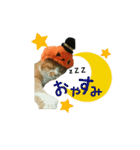 河瀬家にゃんこ ハロウィン（個別スタンプ：9）