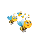 Bee Emoji（個別スタンプ：7）