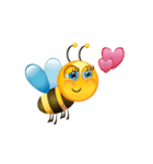 Bee Emoji（個別スタンプ：17）