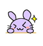 マウスうさぎ（個別スタンプ：1）