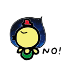 Space Chick_Beli_Chinese ver.1.2 JAMBO（個別スタンプ：18）
