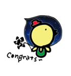 Space Chick_Beli_Chinese ver.1.2 JAMBO（個別スタンプ：27）