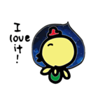 Space Chick_Beli_Chinese ver.1.2 JAMBO（個別スタンプ：28）