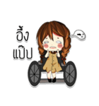 little princess on wheelchair v1（個別スタンプ：28）