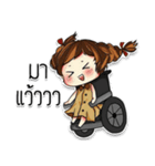 little princess on wheelchair v1（個別スタンプ：29）